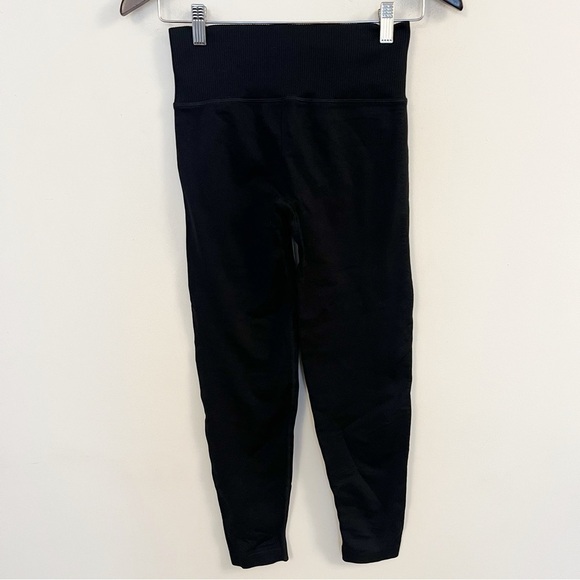 Dascha Tatiana Black Seamless Leggings NEW Size M/L Athletic Yoga Tights - Picture 4 of 9